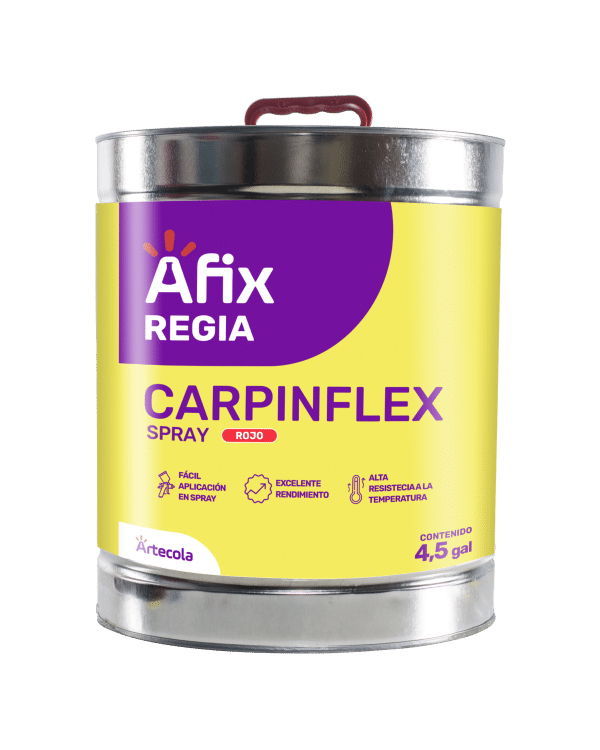 AFIX REGIA CARPINFLEX SPRAY CUÑETE ROJO 4.5 GL